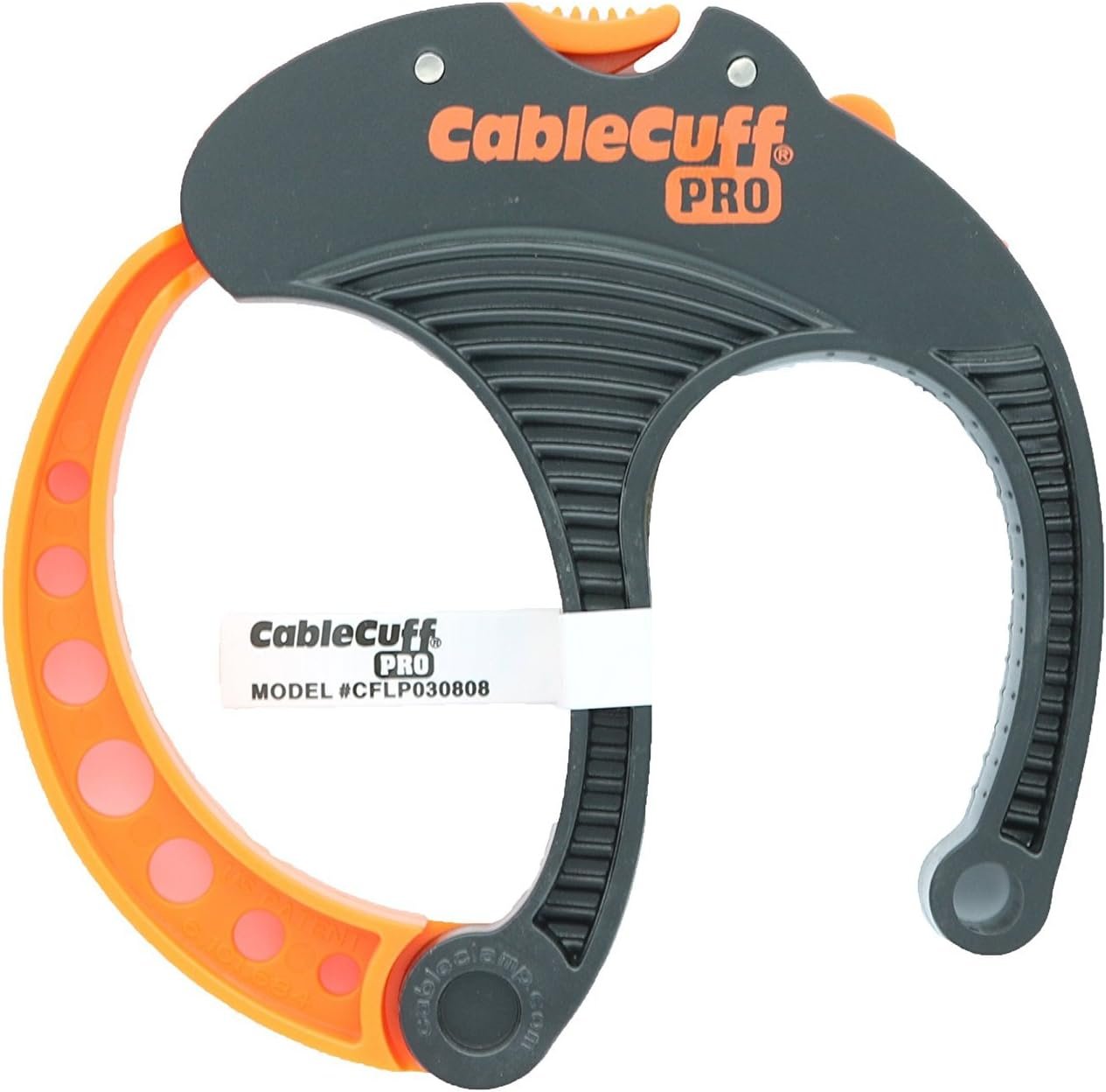 Cable Cuff PRO (4 Pack: 4x Large 3 Inch Diameter) Adjustable, Reusable, Cable Tie Replacements for Extension Cords or Electronics Hover